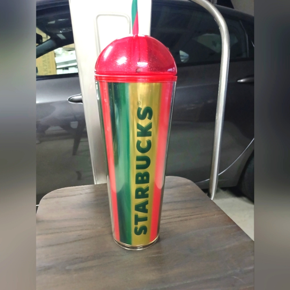Starbucks Red and Green Tumbler